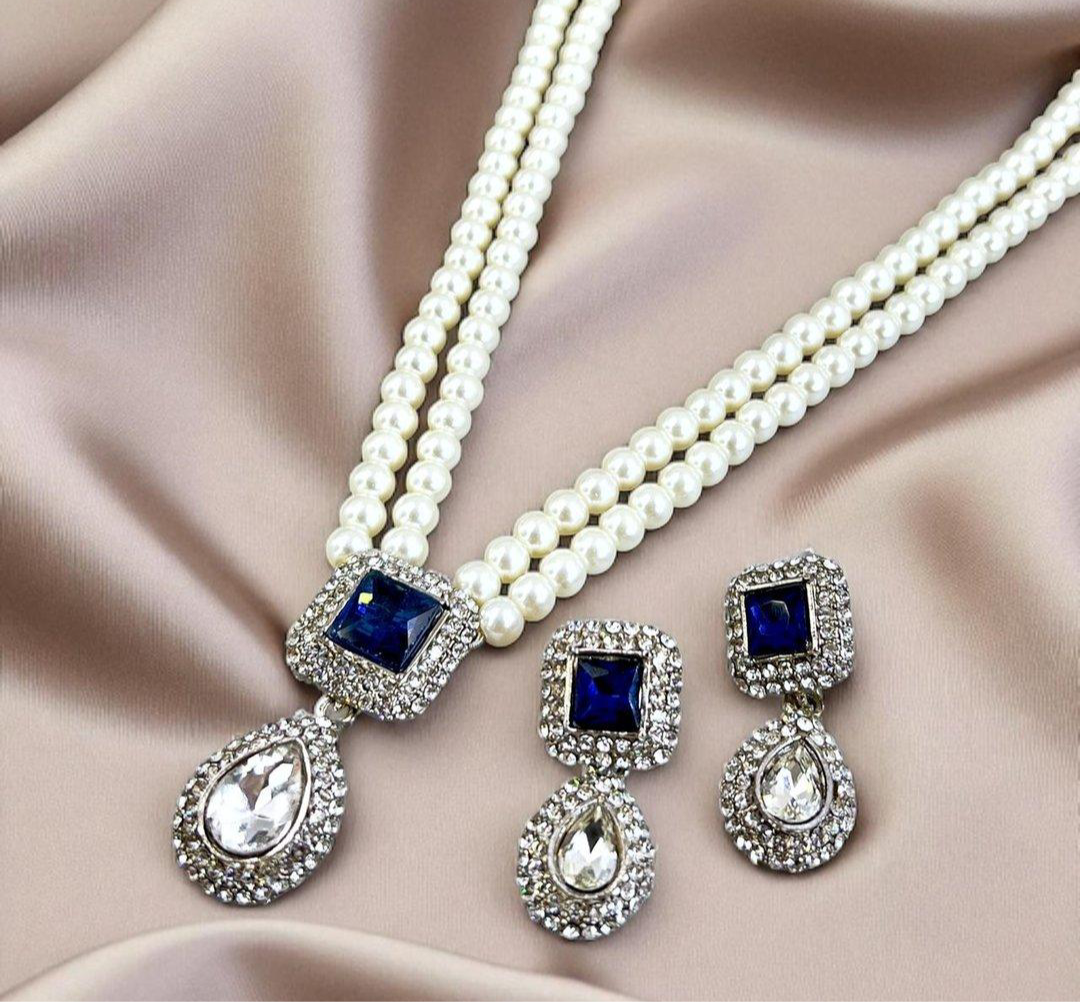 Square/Tear Drop Mala Set