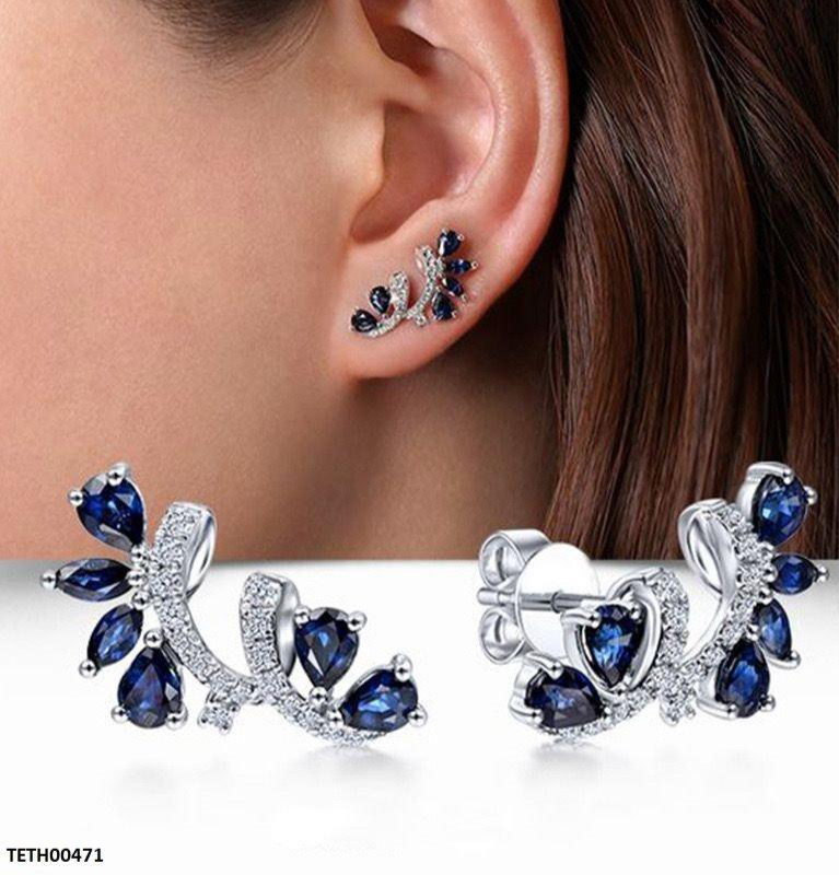 Sapphire Teardrop Tops Pair