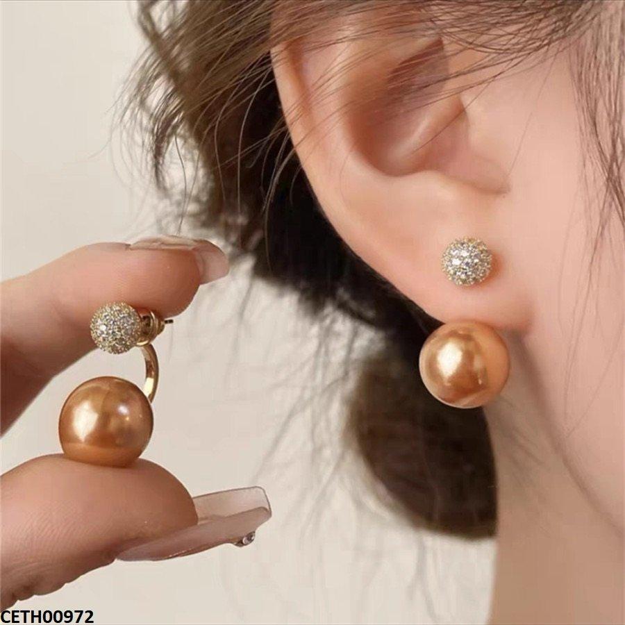 Double Pearl Round Tops Pair