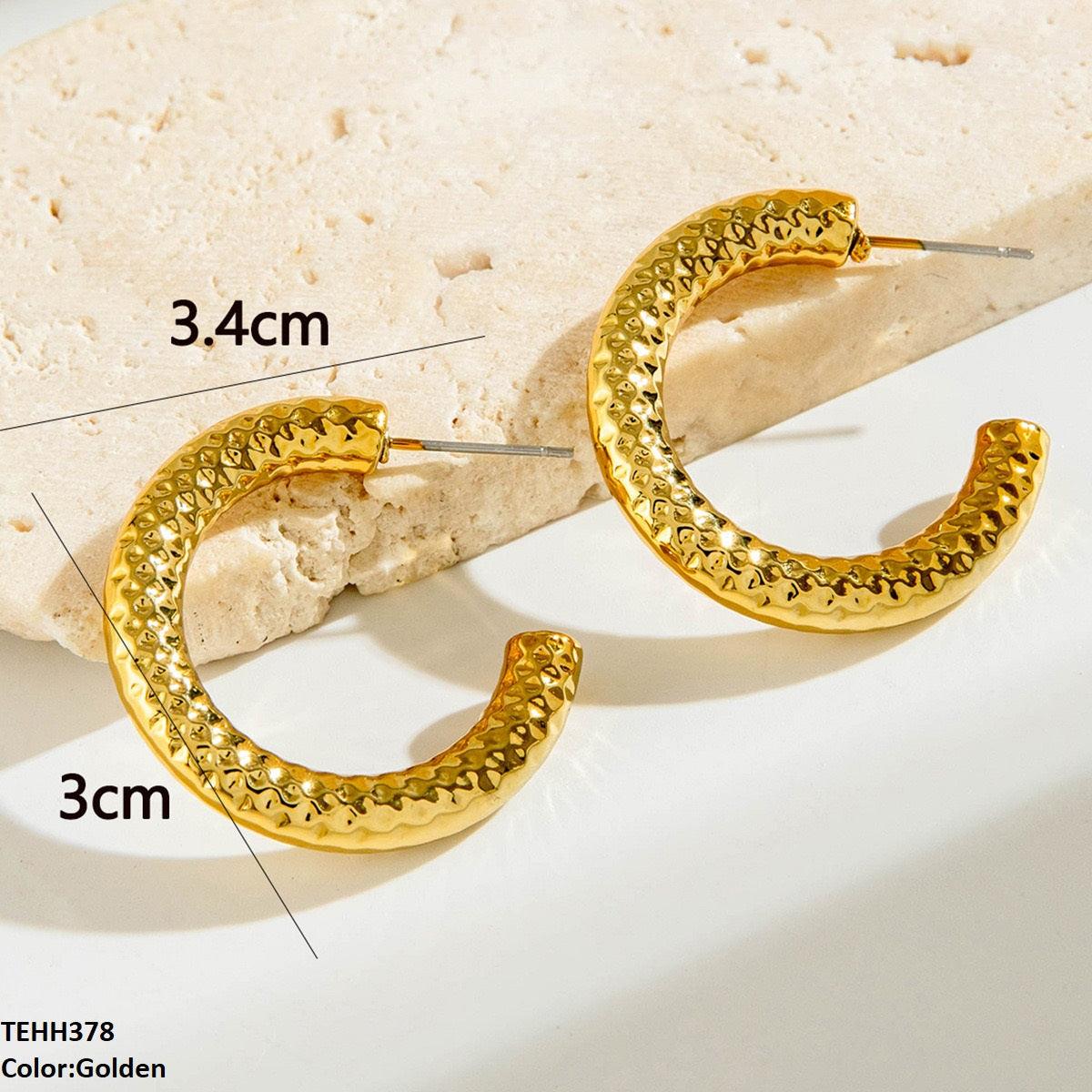 C/Shape Ear Hoops - Havenon Store