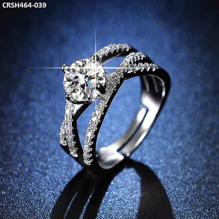 Adjustable Zircon Cross Layer Ring - Havenon Store