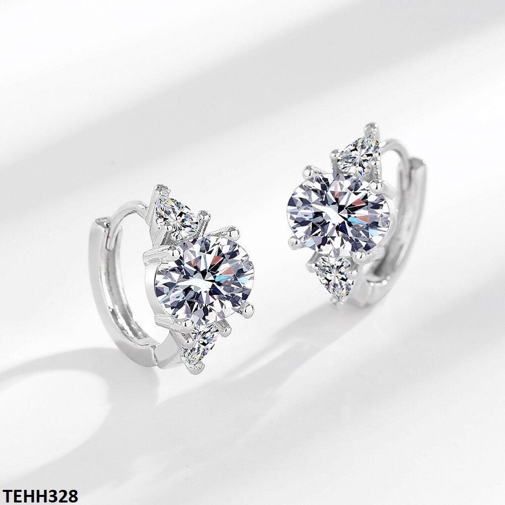 American Diamond Ear Hoops - Havenon Store