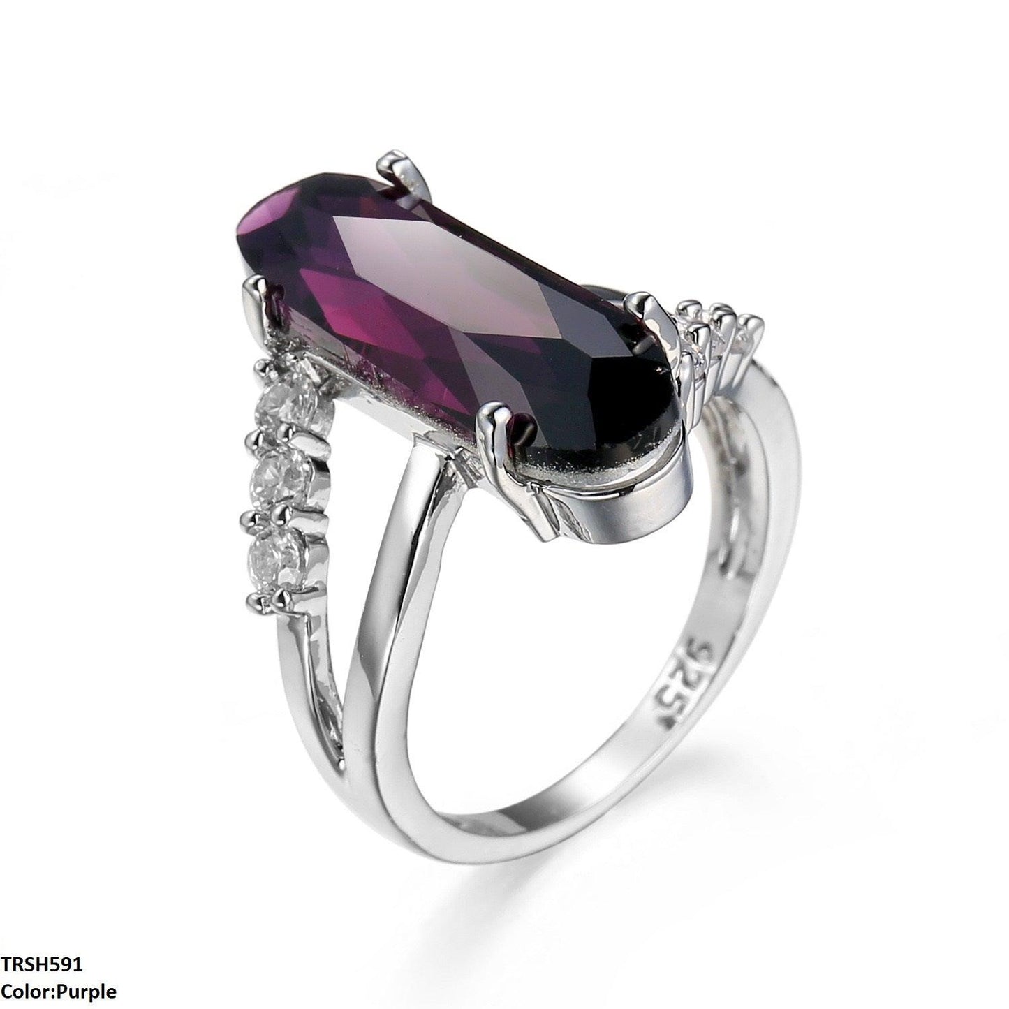 Luxury Emerald Swan Ring - Havenon Store