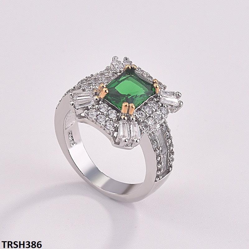 Emerald Baguette Layered Ring - Havenon Store
