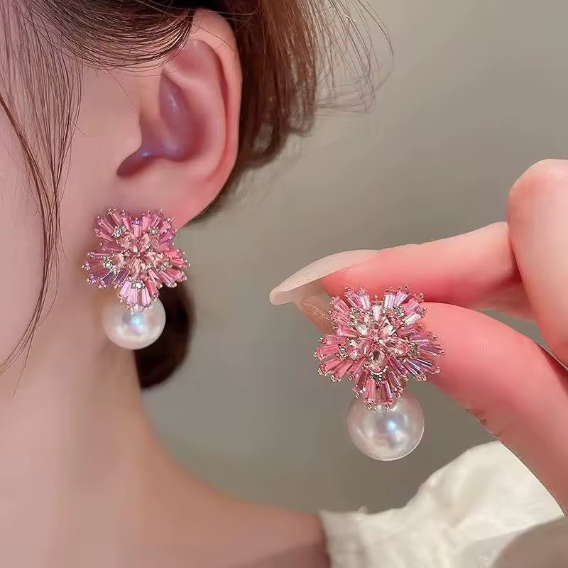 Emerald Pearly Flower Tops