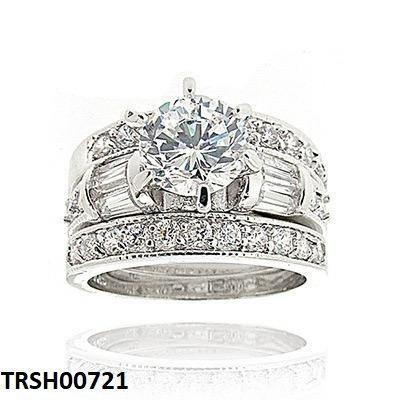 Trinity - 3 Zircon Rings Set - Havenon Store