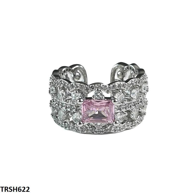 Emerald Pink Stone Adjustable Ring - Havenon Store