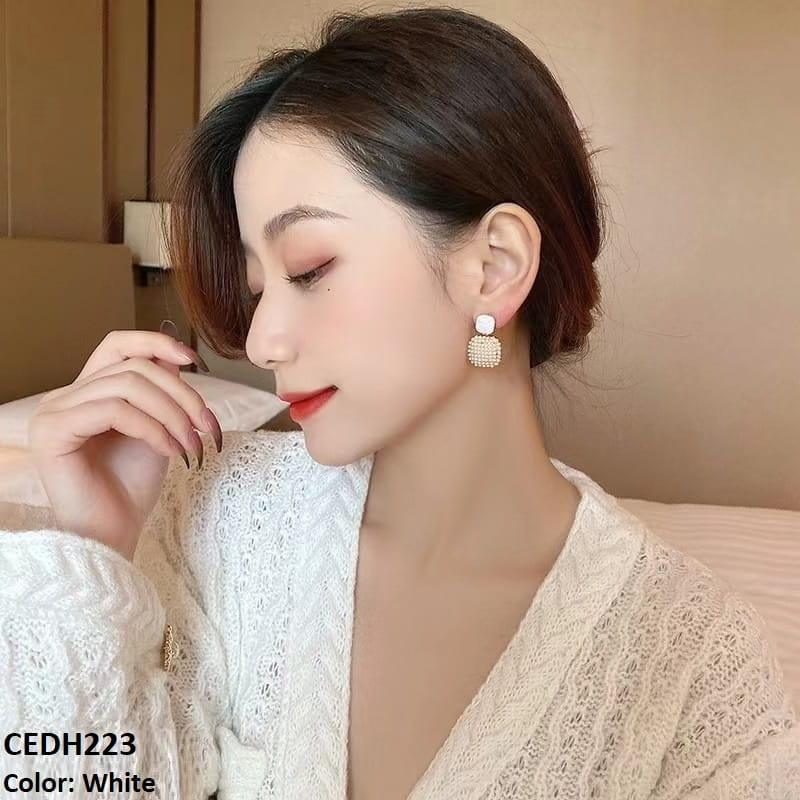 Square Drop Earrings Pair - Havenon Store