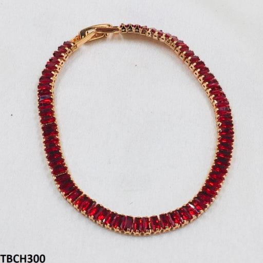 Openable Red Baguette Hand Bracelet - Havenon Store