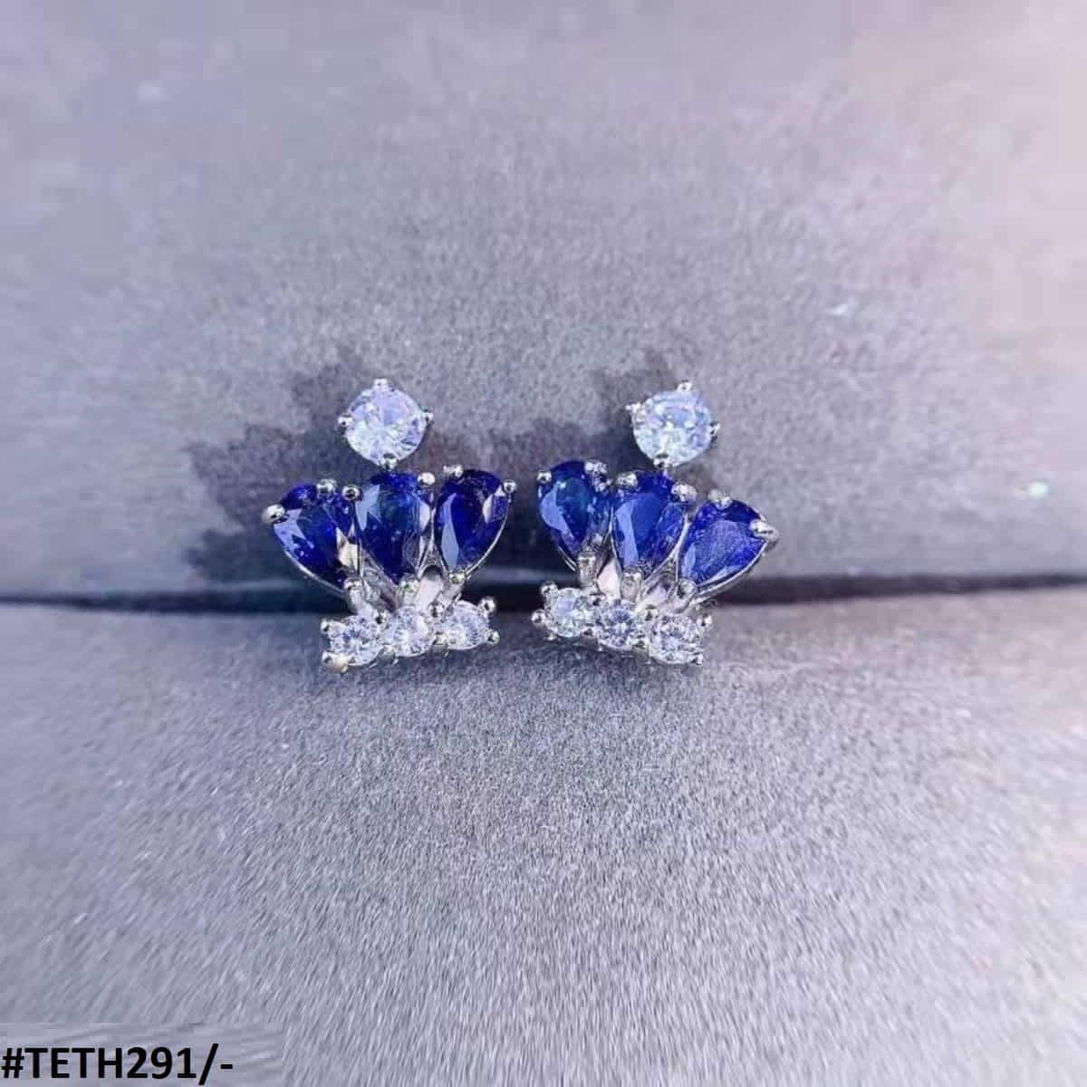 Zircon Crown Sterling Tops Pair - Havenon Store