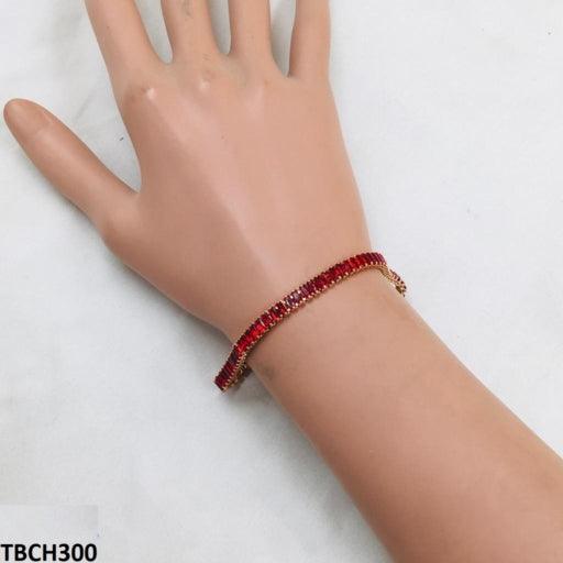 Openable Red Baguette Hand Bracelet - Havenon Store
