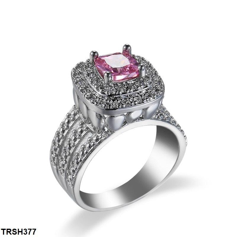Zircon Princess Step Ring - Havenon Store