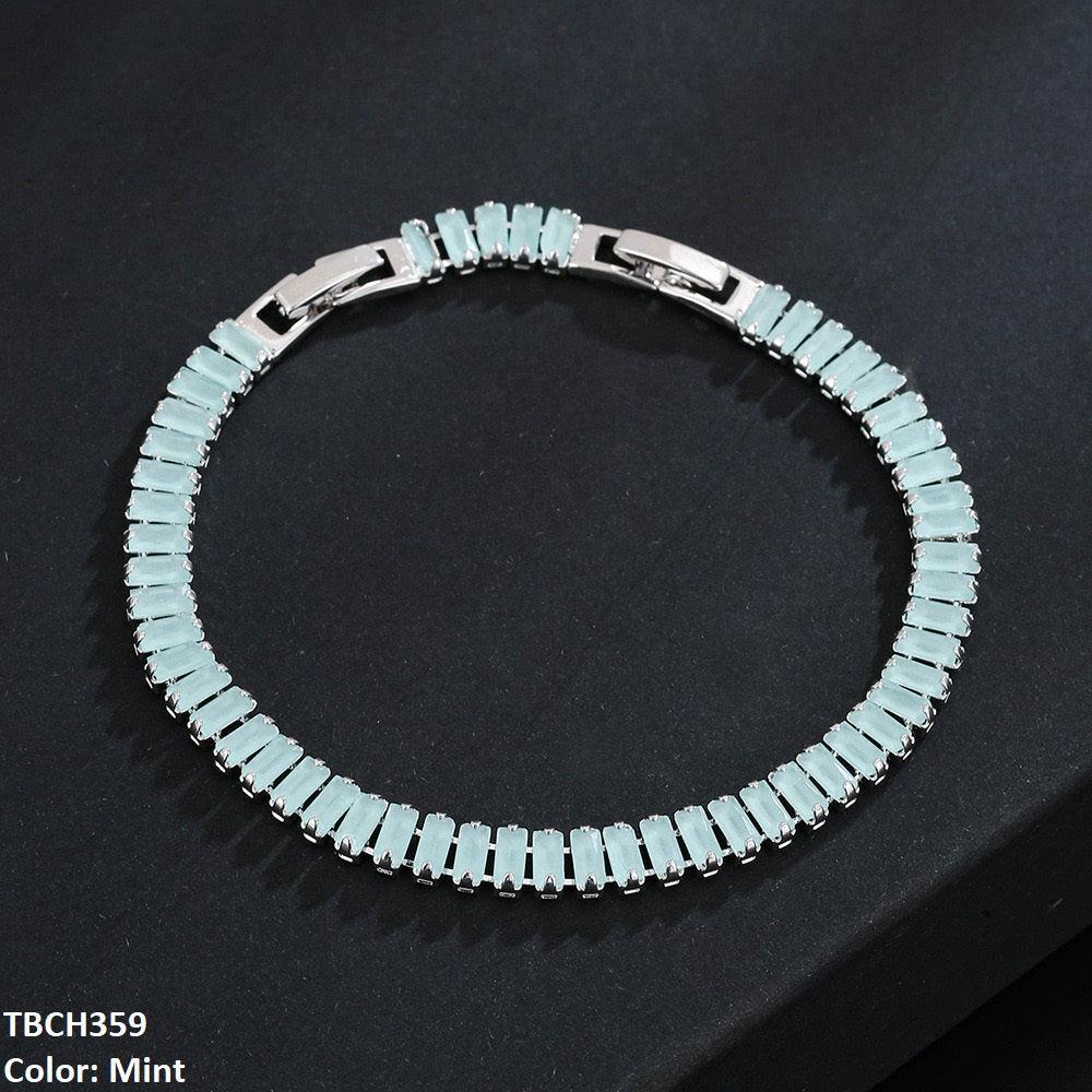 Zircon AA Link Rectangle Bracelet - Havenon Store