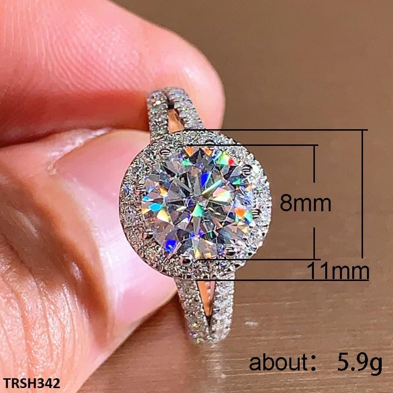 Cathedral Crystal Step Ring - Havenon Store