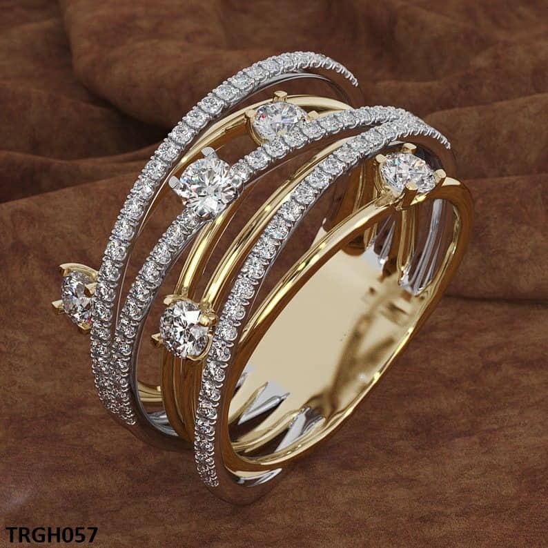 Golden Zircon Galaxy Ring - Havenon Store