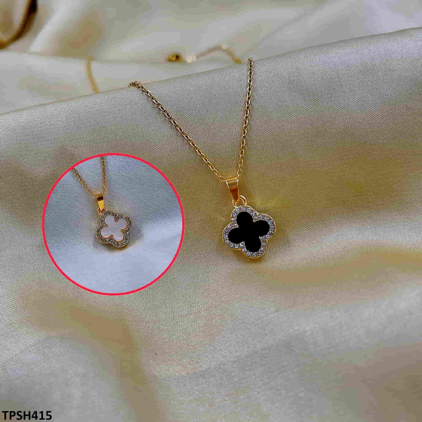Two Side Clover Pendant - Havenon Store