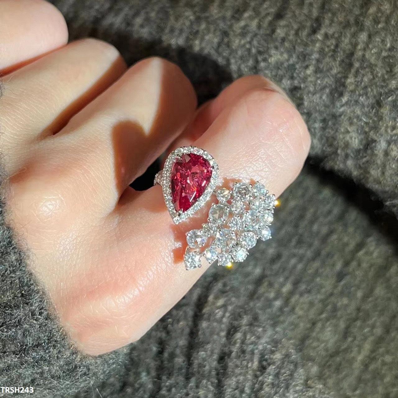 Step Tear Leaf Adjustable Ring - Havenon Store