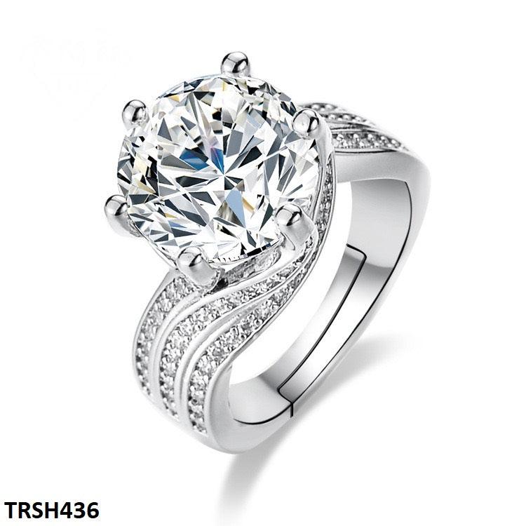 Zircon three layered Adjustable Ring - Havenon Store