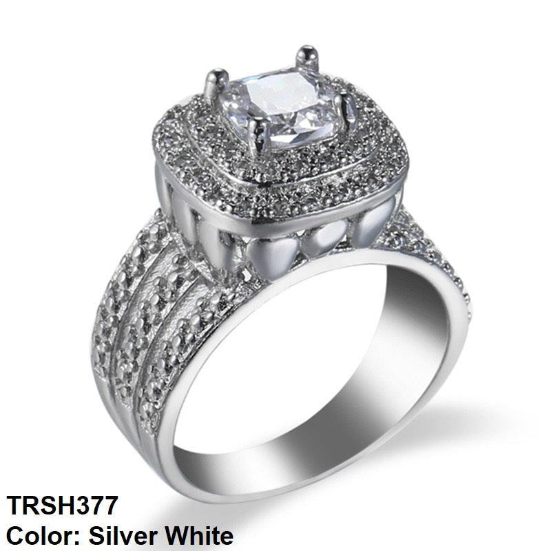 Zircon Princess Step Ring - Havenon Store