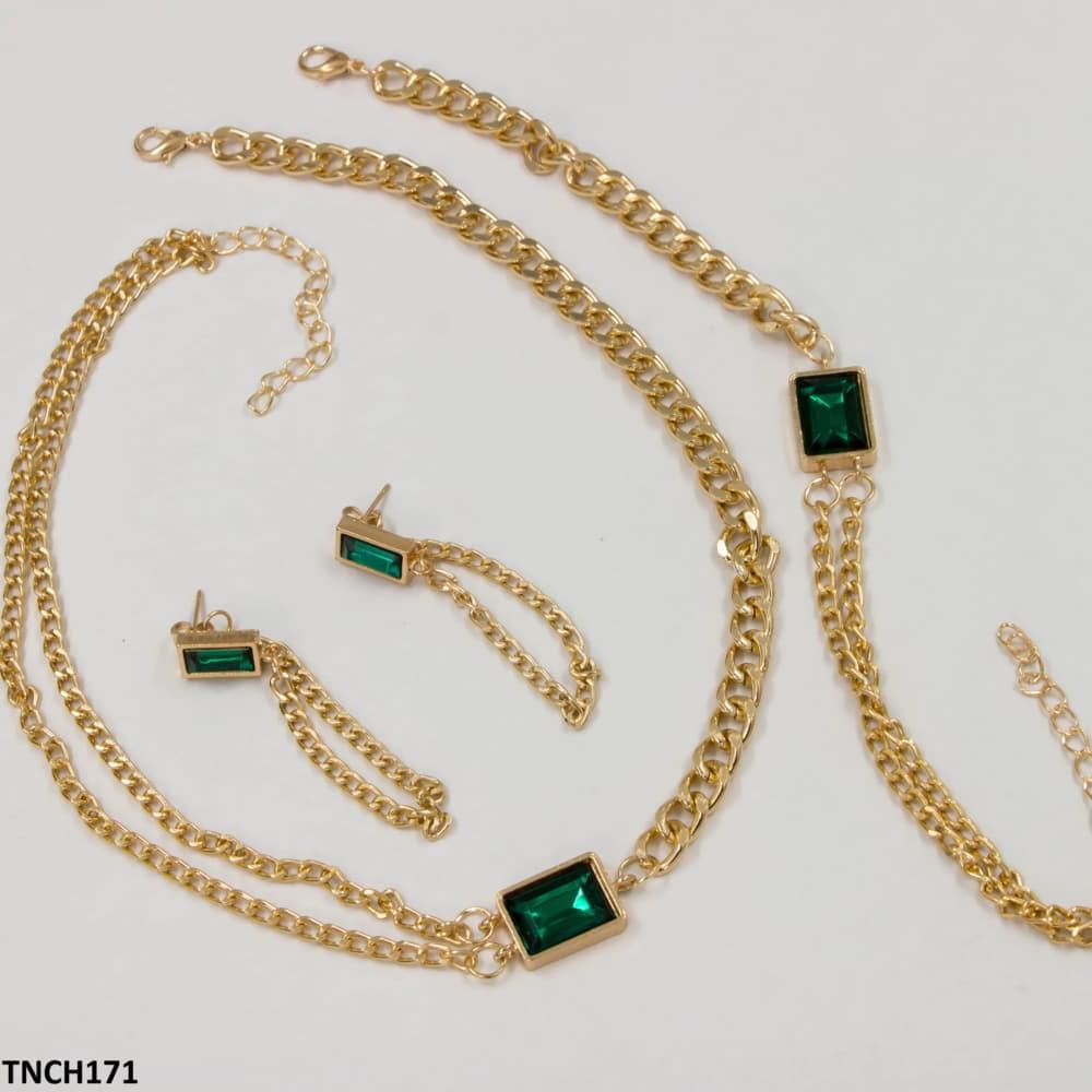 Layer Necklace Set with Bracelet - Havenon Store