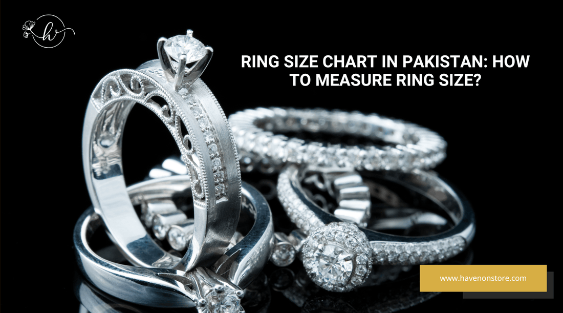 Ring Size Chart in Pakistan: How to Measure Ring Size - Havenon Store