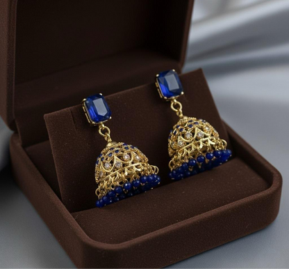 Jahan Ara Stone Jhumki