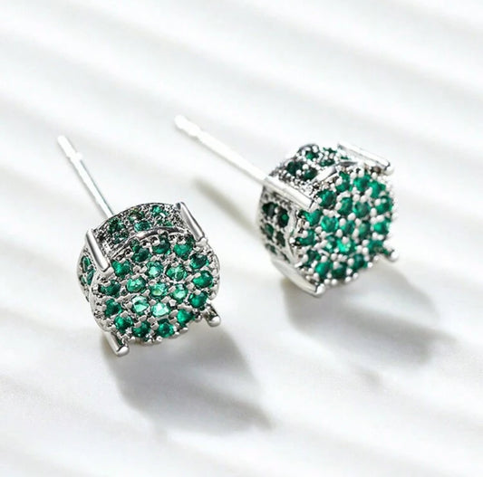 Elegant Minimalist Rhinestone Stud Earrings