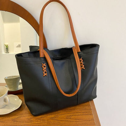 Cross Pattern Large Capacity Bag