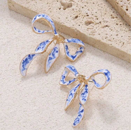 Knot Me Pretty Bow Earrings