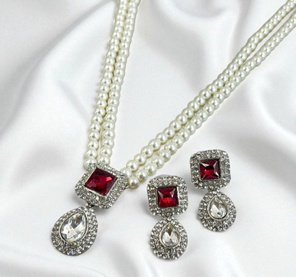 Square/Tear Drop Mala Set
