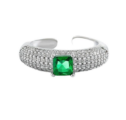 Emerald Ring Adjustable