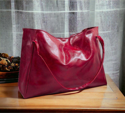 Noir Carry - Premium Leather Large Bag