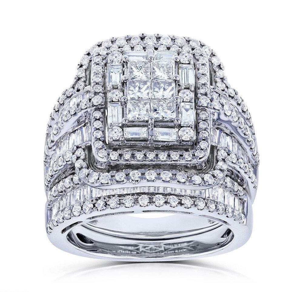 Zircon Cluster Pave Ring