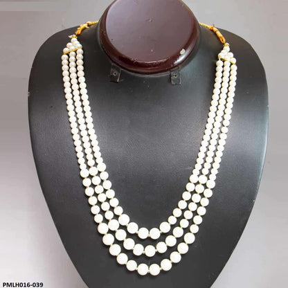90g synthetic pearl mala necklace  