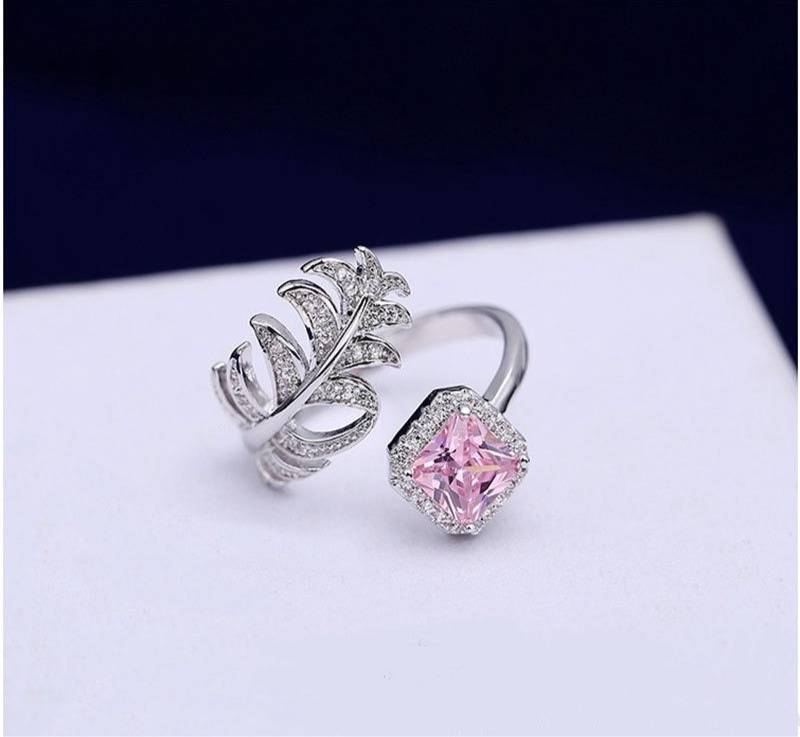 Leaf & Cushion Ring Adjustable