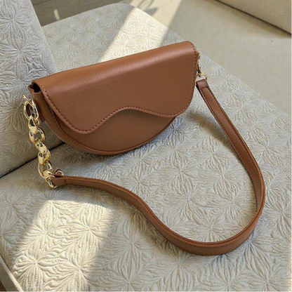 Aurelia Saddle Armpit Bag Brown