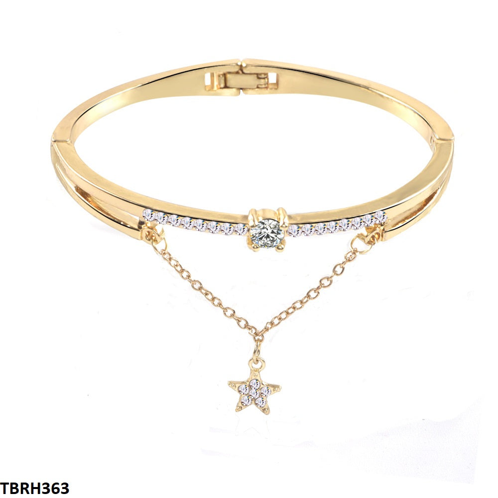 Adjustable Rhinestone Star Round Bracelet  