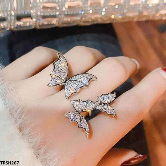 Adjustable Zirconia Butterfly Ring - Havenon Store