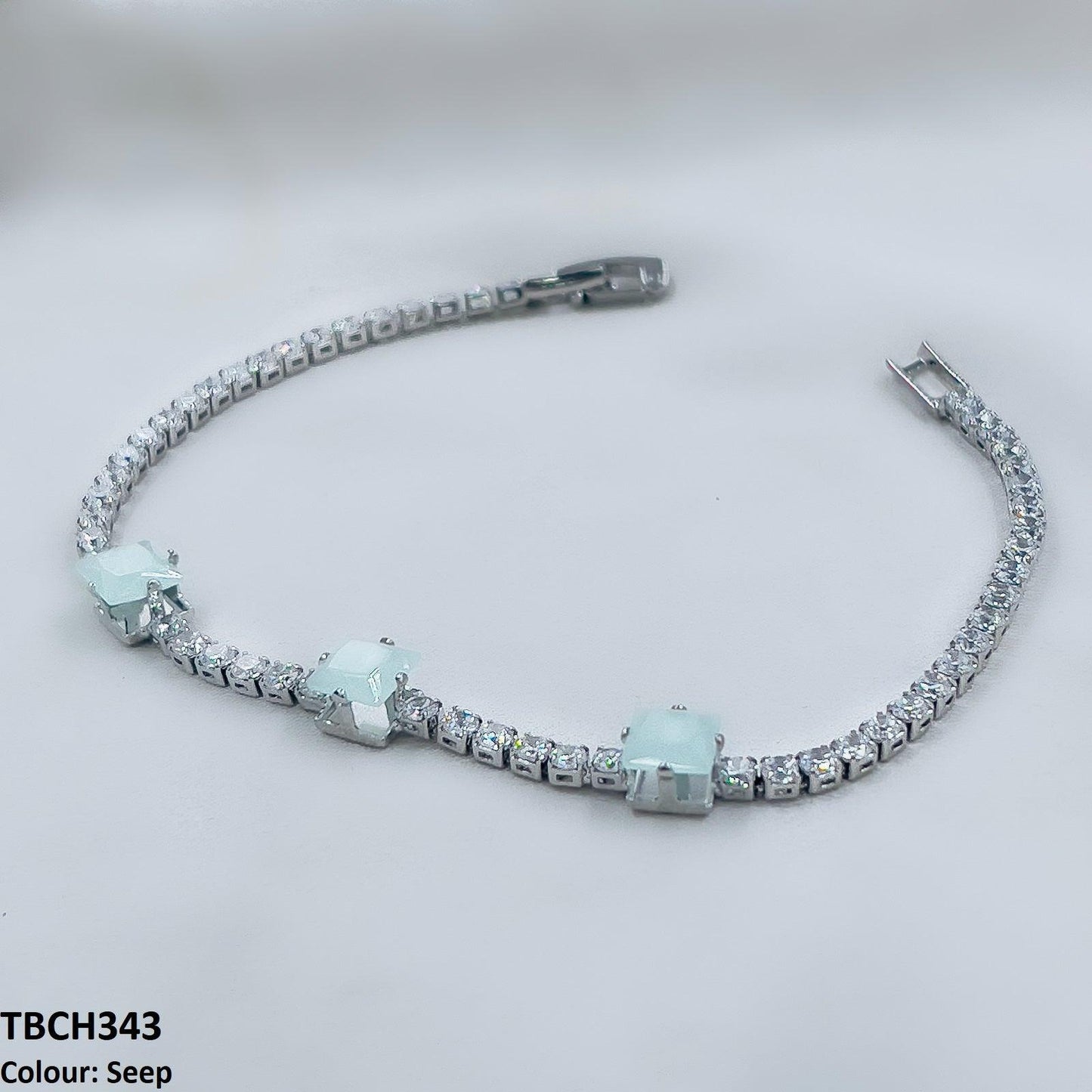 Pink Emerald Zircon Layered Bracelet - Havenon Store
