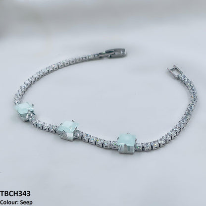 Pink Emerald Zircon Layered Bracelet - Havenon Store