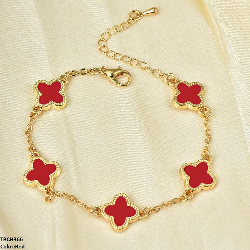 Adjustable women’s clover bracelet  