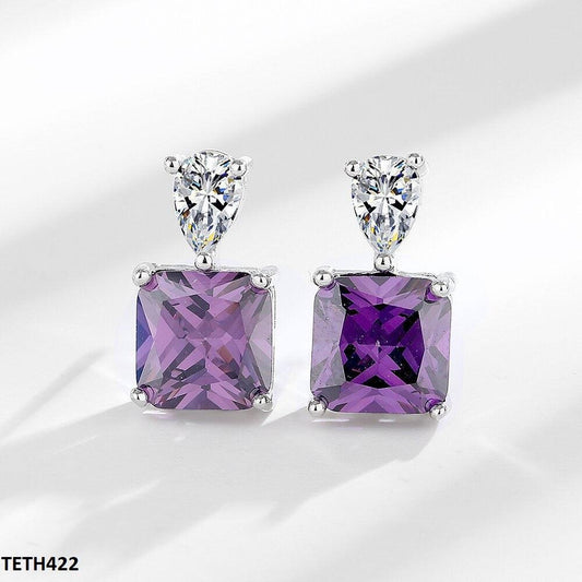 Amethyst zirconia Tear/Square Tops - Havenon Store