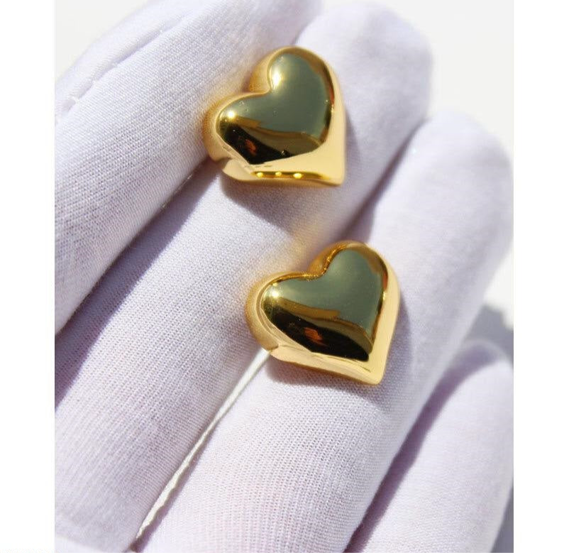 Golden Heart Tops Pair