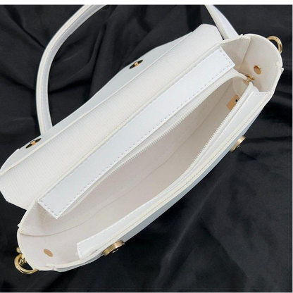 Aurelia Saddle Armpit Bag White