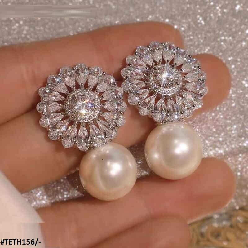 Baroque Pearl Drop Earrings - Havenon Store