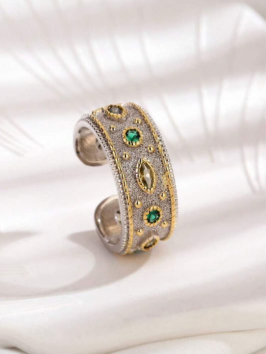 Cubic Zirconia Designer Ring
