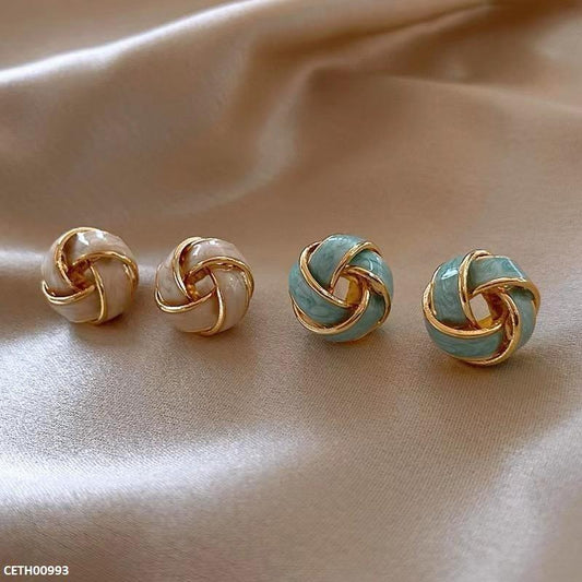 Stainless Steel Curved Round Tops Pair