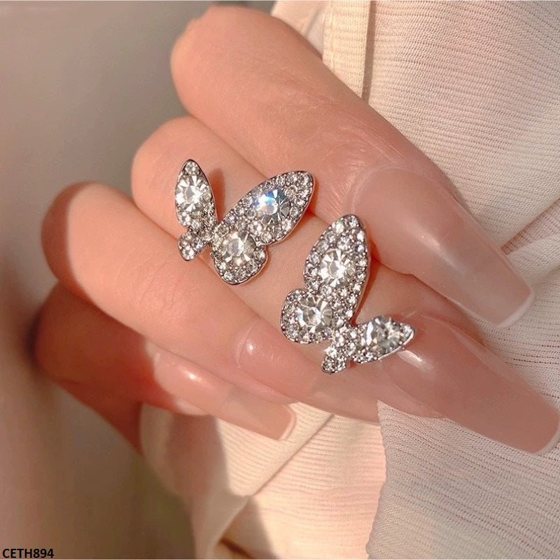 Zircon Butterfly Tops Pair