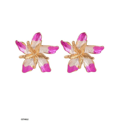 Pink Blossom Pair Earrings - Havenon Store