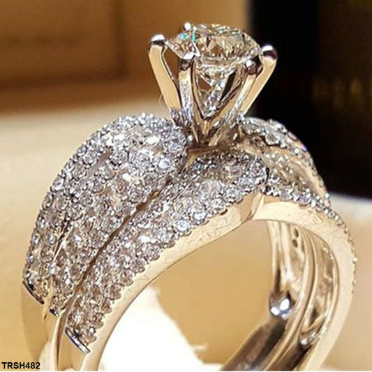 Cupid Zircon Couple Rings - Havenon Store